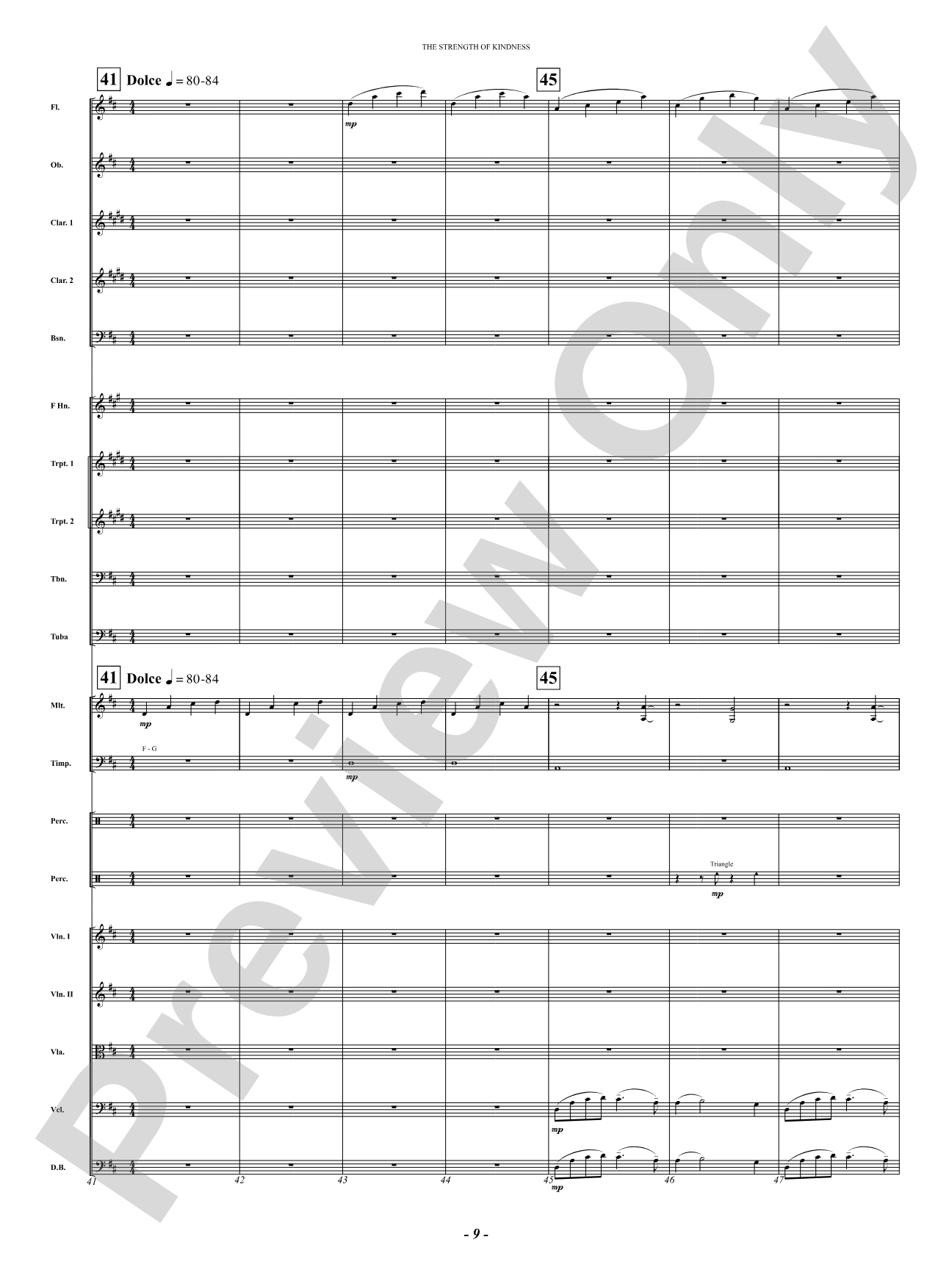 The Strength of Kindness: Full Orchestra Conductor Score & Parts