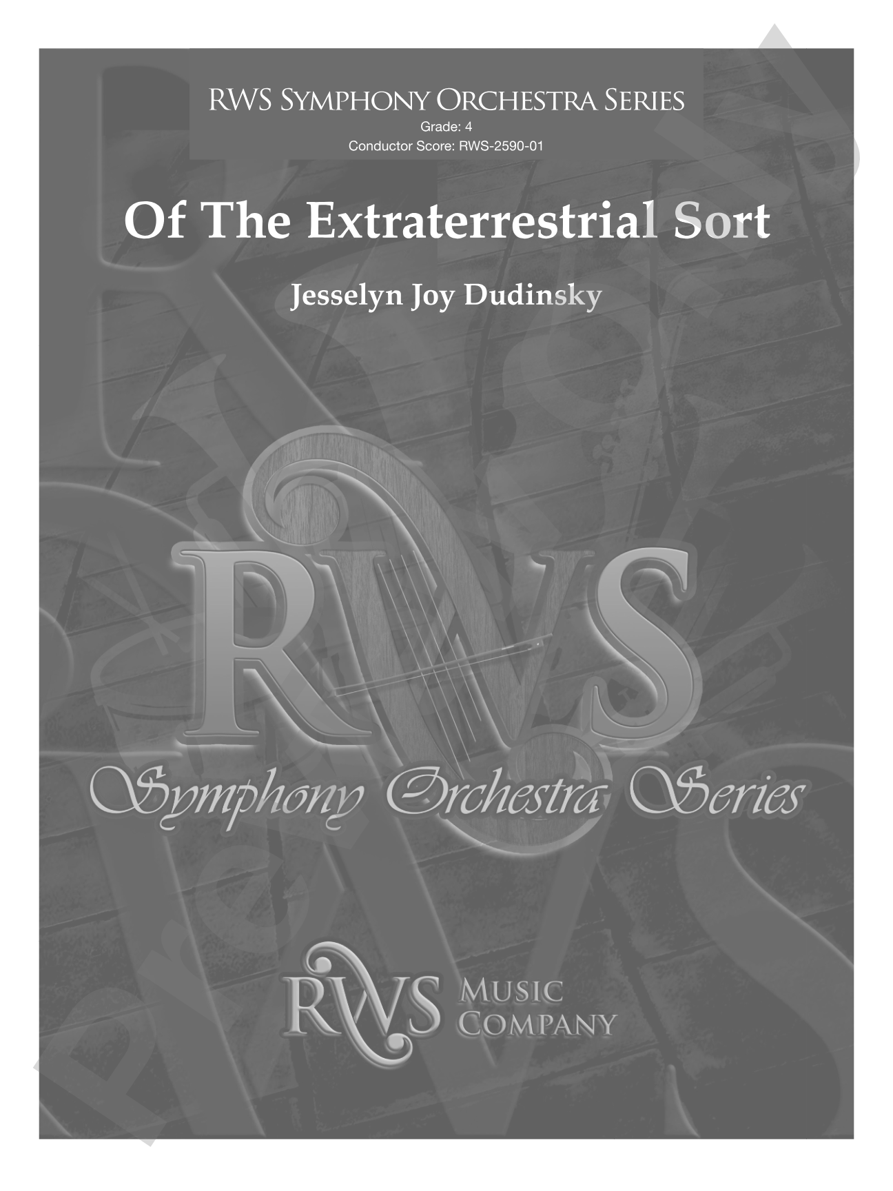 Of the Extraterrestrial Sort: Full Orchestra Conductor Score & Parts